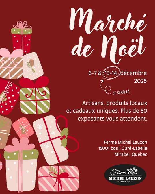Michel Lauzon farm holiday market 2025